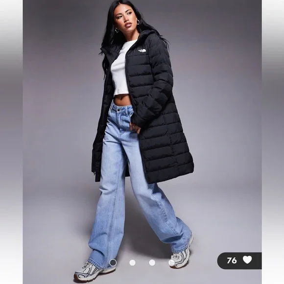 The North Face Aconcagua parka jacket in black - Picture 3 of 6